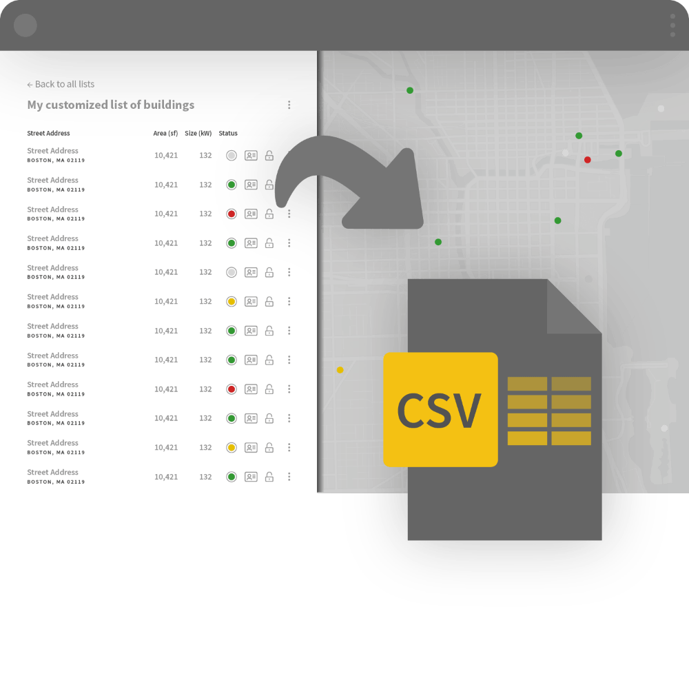 List management and data exportability
